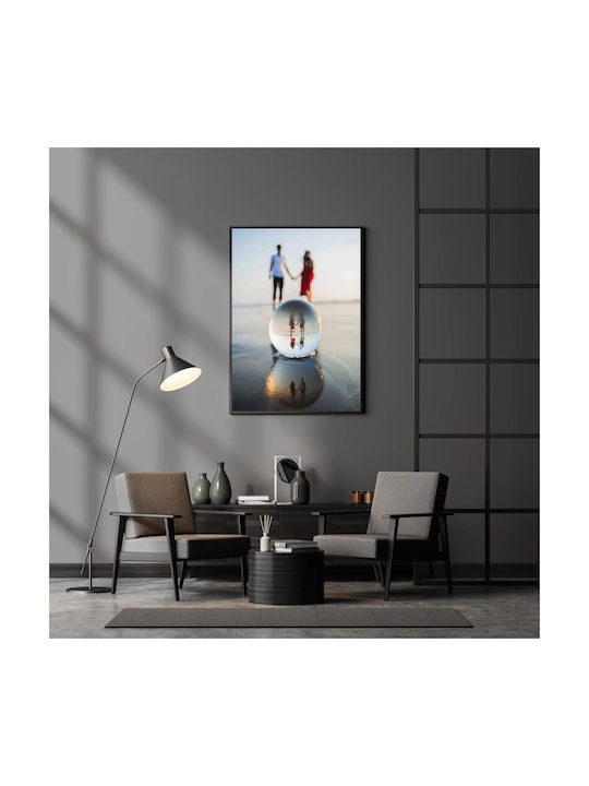 Painting Couple Holding Hands Reflection 100x150