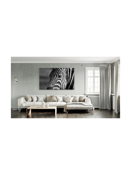 Black White Zebra Painting 120x80