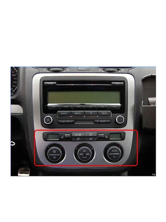 Digital IQ Auto-Audiosystem für Volkswagen Eos / Scirocco 2006 mit Klima (Bluetooth/USB/Eingebautes Wi-Fi / GPS / Apple CarPlay / Android Auto) mit Touchscreen 9"