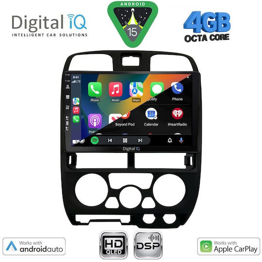 Digital IQ Автомобилна Аудио Система Isuzu D-Max 2002-2008 (Bluetooth/USB/Вграден Wi-Fi/GPS/Apple CarPlay/Android Auto) с Touch Screen 9"