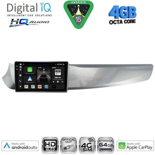 Digital IQ Car Audio System for Alfa Romeo Spider / Brera 2004-2012 Bluetooth USB WiFi GPS Apple CarPlay Android Auto with 9" Touch Screen