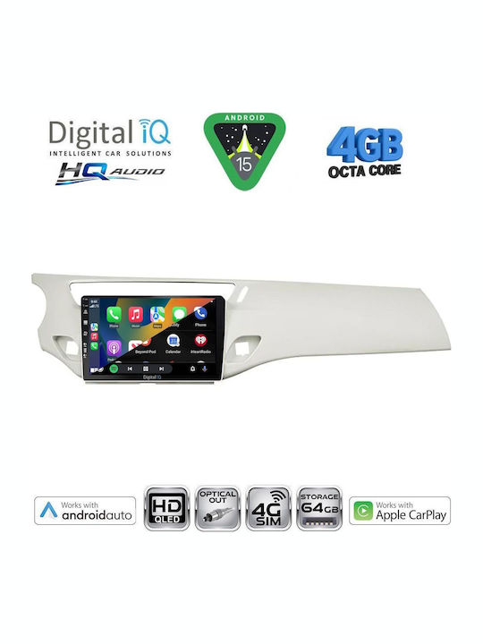 Digital IQ Car Audio System for Citroen C3 / DS3 2009-2016 Bluetooth USB WiFi GPS Apple CarPlay Android Auto with 9" Touch Screen