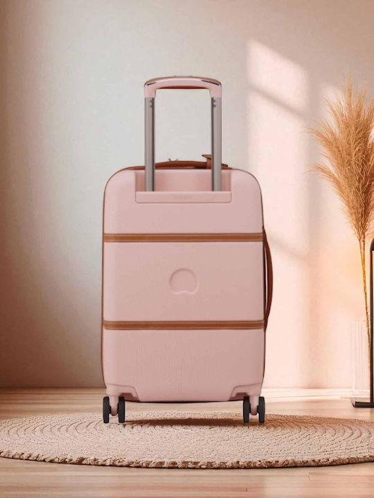Delsey Chatelet Air 2.0 Βαλίτσα Ταξιδίου Καμπίνας Ροζ Ύψους 55εκ.
