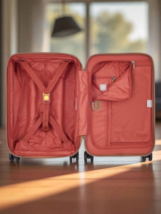 Delsey Chatelet Air 2.0 Cabin Travel Suitcase Brown Height 55cm