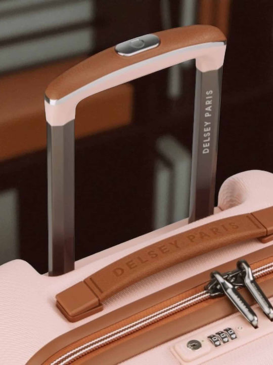 Delsey Chatelet Air 2.0 Βαλίτσα Ταξιδίου Καμπίνας Ροζ Ύψους 55εκ.