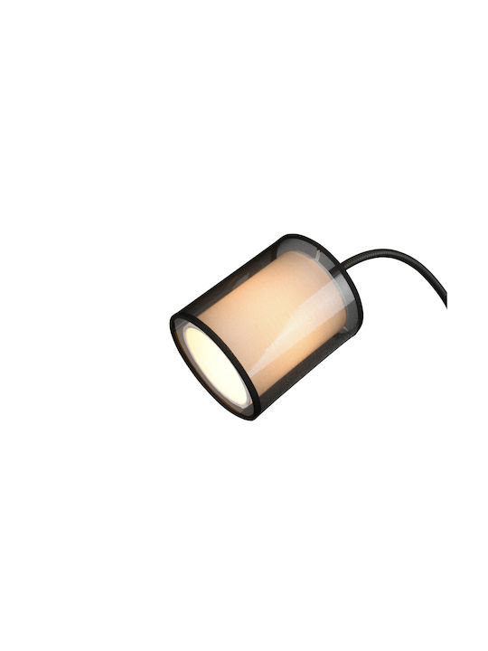 Trio Lighting Burton Φωτιστικό Δαπέδου Υ174xΜ45εκ. με Ντουί για Λαμπτήρα E14 Μαύρο