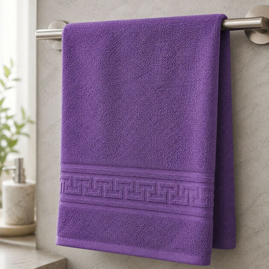 Pucioasa Prosoape De Hotel Față 90x50cm Violet Greutate 500gsm