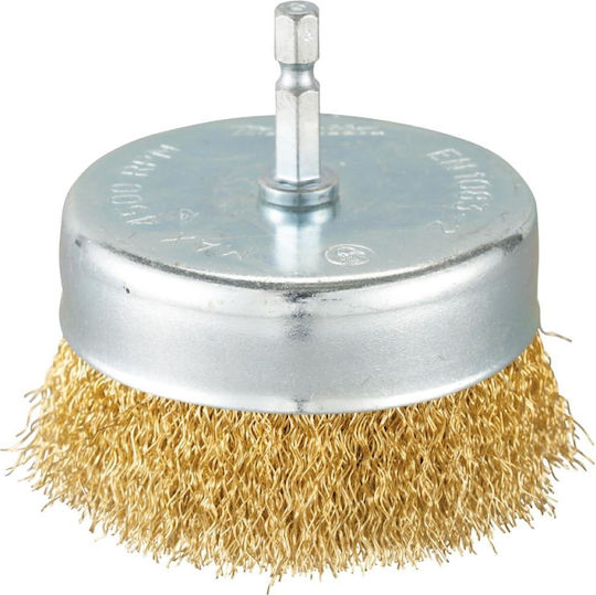 Wire Cup Brush Brass Coated