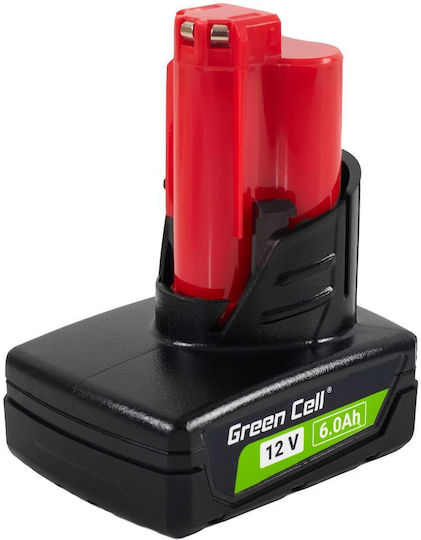 Green Cell Tool Battery 12V with Capacity 6Ah