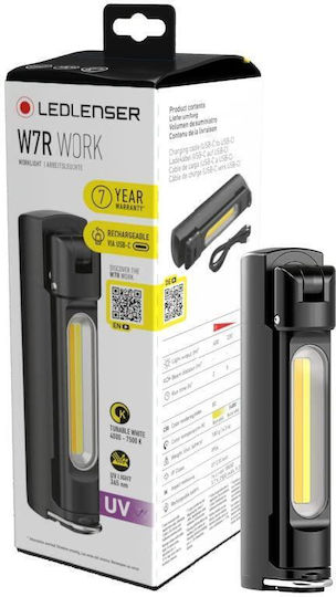 LedLenser Workshop Light LEDUV IP54 with Brightness up to 600lm