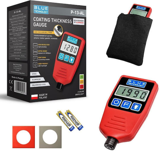 Blue Technology Paint Thickness Gauge P-13-al 5000 Micrometers