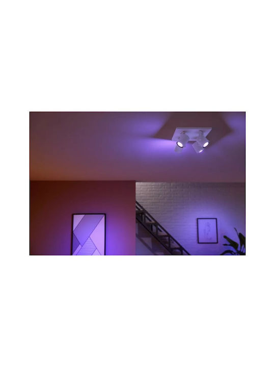 Philips Argenta Spot With 4 Lights In White Colour