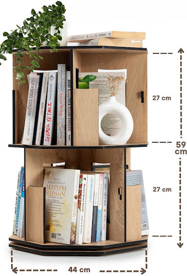 Bücherregal Braun 60x44x59cm