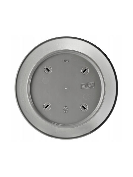 Galicja Γλάστρα Πλαστική Gray 17x17εκ.
