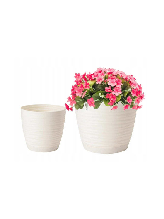 Form Plastic Blumentopf Kunststoff Cream