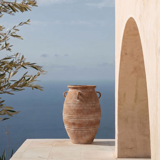 InTheBox Topf Kunststoff Terracotta 37x37x55cm.