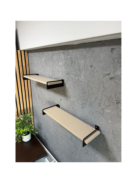 White Bookcases (2 Pieces) 60x16x7cm