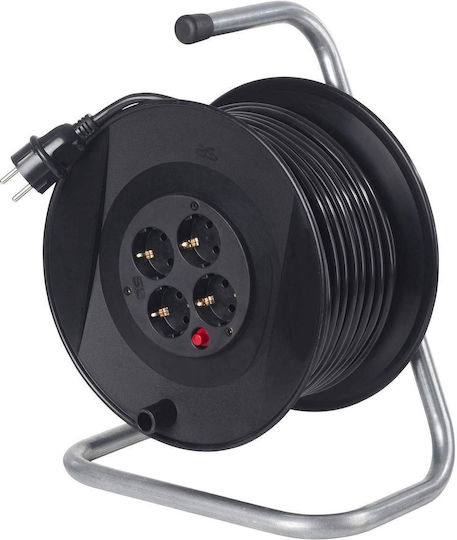 AS Schwabe Extension Reel Cord 25m Black