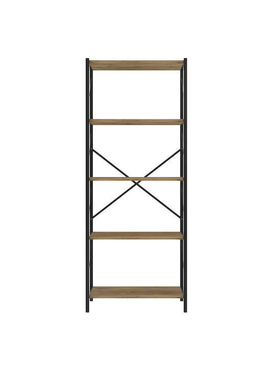 Brown Bookcase 60x30x150cm