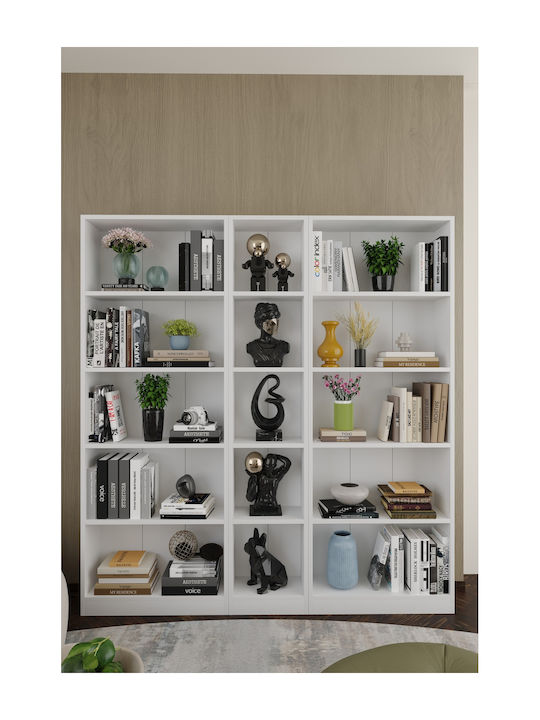 White Bookcase 149x20x169cm