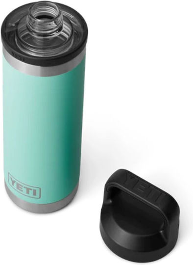Yeti Rambler Bottle Chug Μπουκάλι Θερμός Ανοξείδωτο BPA Free 532ml Seafoam