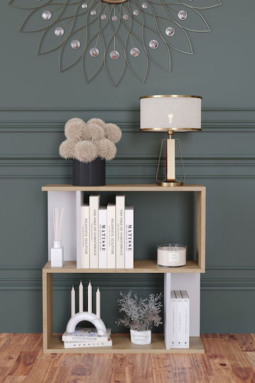 Bücherregal Weiß 72x22x71cm