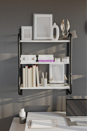 Bücherregal Weiß 65x23x95cm