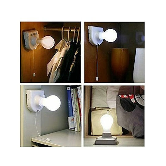 LED Light Globe for Cabinets with Battery Powered and Photocell 1pcs