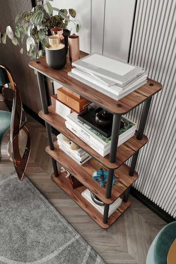 Βιβλιοθήκη Καφέ 95x60x30εκ. STE-016298-P16298 Βιβλιοθήκη Καφέ 95x60x30εκ. STE-016298-P16298