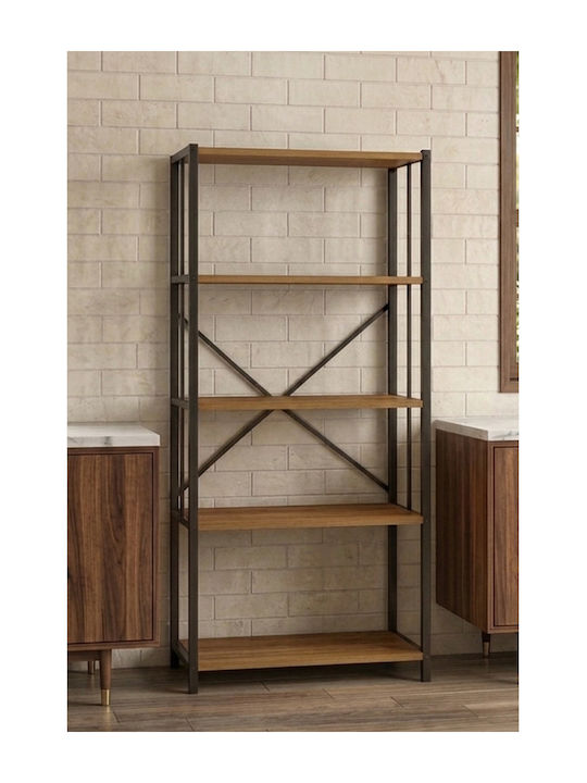 White Bookcase 52x25x150cm