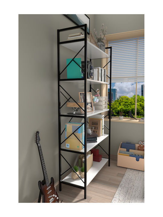 Atlantic Bookcase Beige 90x30x180cm