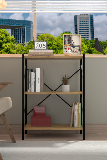 Brown Bookcase 60x30x90cm