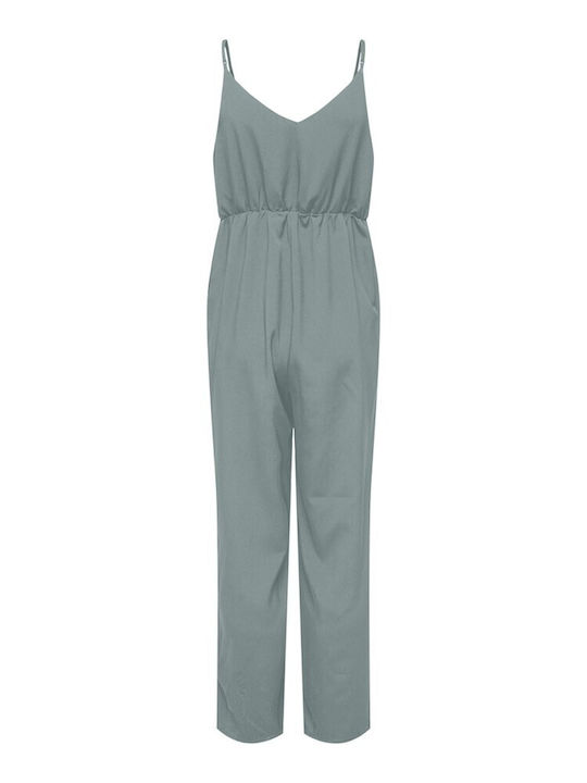 Onlnova Life Vis Emza Jumpsuit Οnly Γυναικεία Ολόσωμη Φόρμα Μέντα