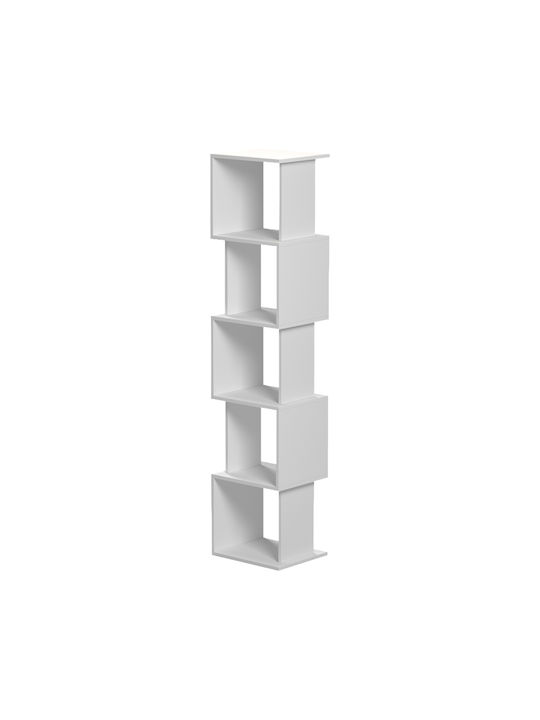 Bibliotecă Cubik Albă 35x30x161cm