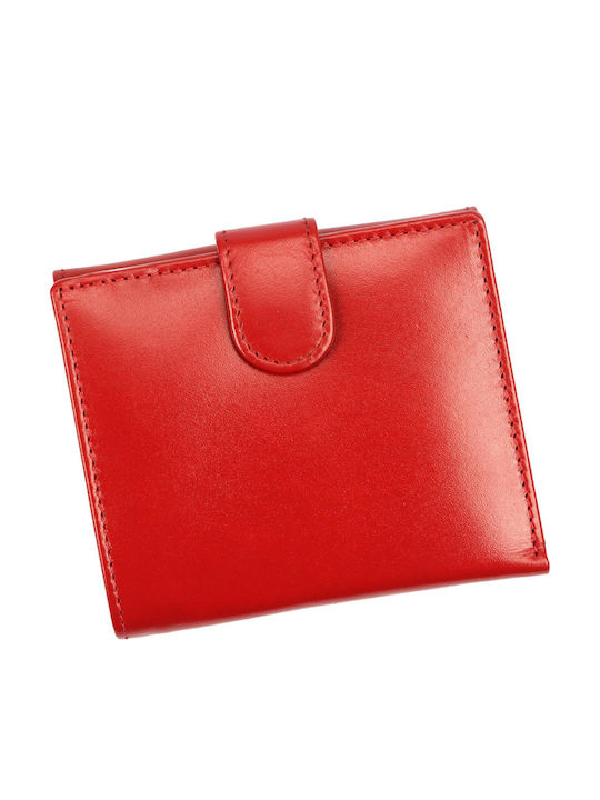 Kleines Leder Damenbrieftasche mit RFID Gold