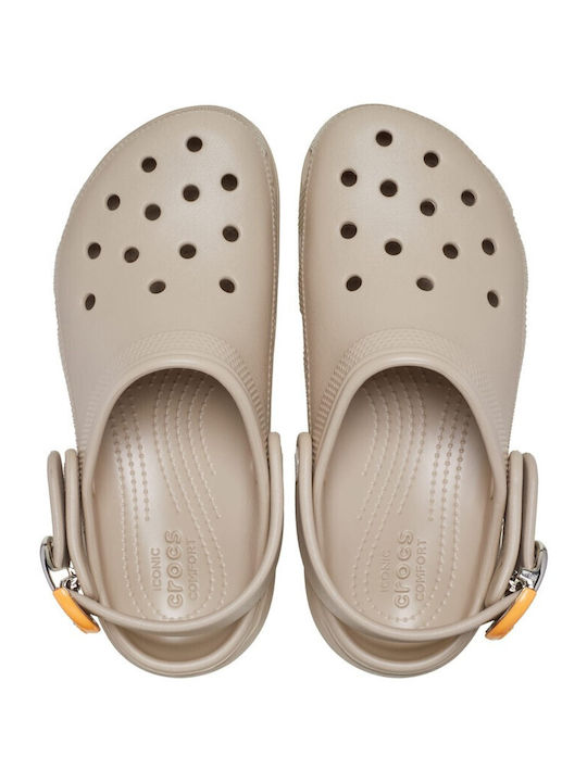 Crocs Classic Platform Women’s Clogs Beige