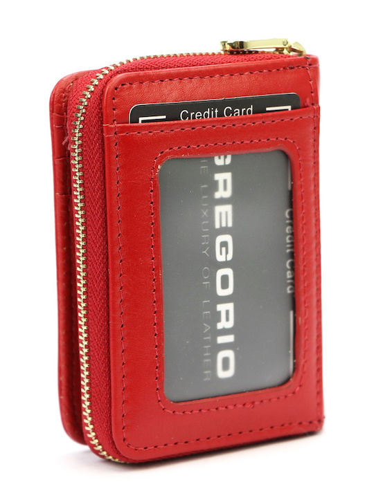 Kleines Leder Damenbrieftasche mit RFID Gold