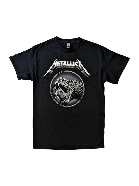Rock Off Album T-shirt Metallica Μαύρο Βαμβακερό