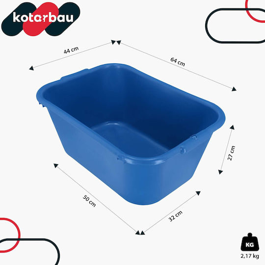 Kotarbau Пластмасова Кофа С Капацитет 55л Синя