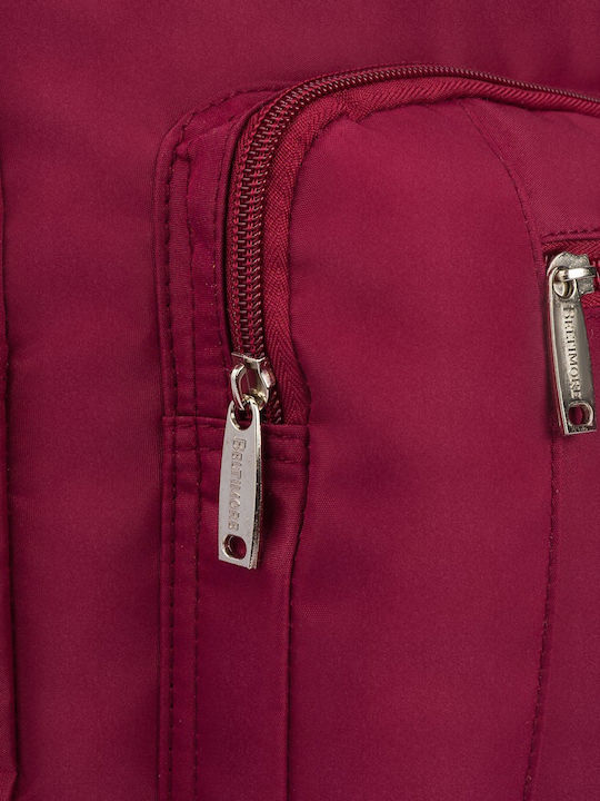 Damentasche Shopper Schulter Burgundisch