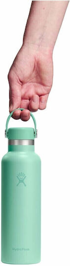 Hydro Flask Standard Flex Cap Bottle Thermos Stainless Steel 621ml Mermaid Green