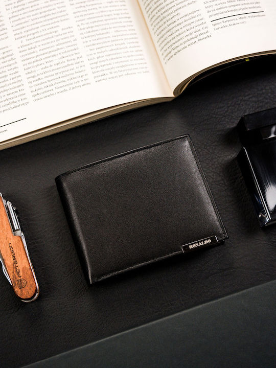 Leather Men's Wallet Black