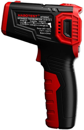 Habotest Habotest Infrared Thermometer -50°C to 550°C with Distance Ratio 12:1 HT650B