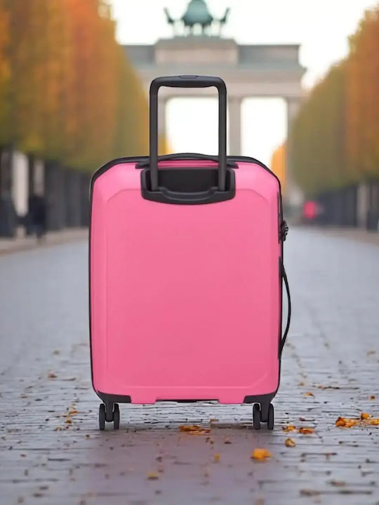 Delsey Anvers Slim Cabin Hard Pink Suitcase Height 54.5cm