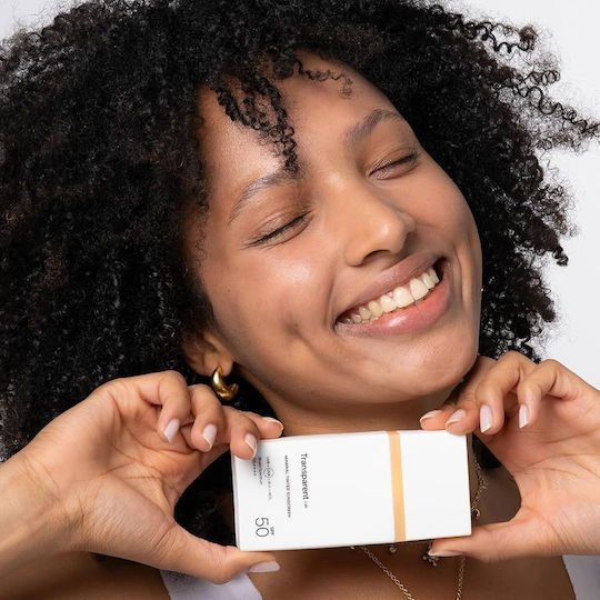 Transparent Lab Минерален Оцветен Минерален Слънцезащитен Крем За Лице SPF50 Среден Цвят 100мл