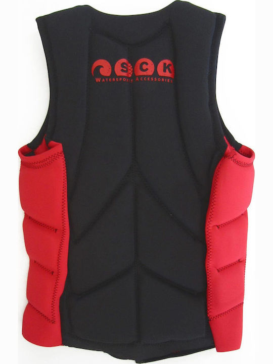 SCK Adults Impact Vest for Water Sports Red