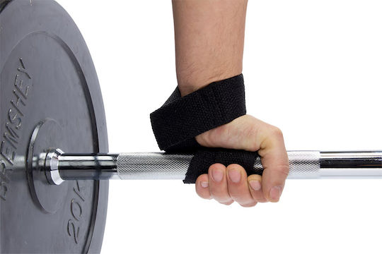 Gorilla Wear Non-Padded Straps Περικάρπια Άρσης Βαρών Μαύρα 2 τμχ