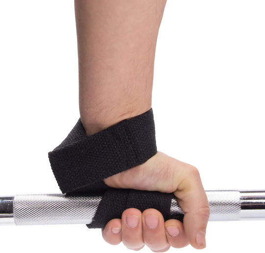 Gorilla Wear Non-Padded Straps Περικάρπια Άρσης Βαρών Μαύρα 2 τμχ