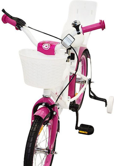 Enero Bicicletă Copii BMX 16" Alb