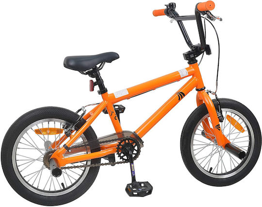 vidaXL Bicicletă Copii BMX Portocalie 20"
